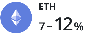 ETH 7〜12%